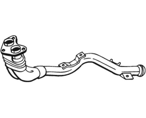 Tuyau d'échappement 787-001 Bosal