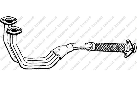Tuyau d'échappement 789-229 Bosal