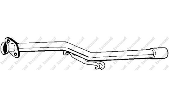 Tuyau d'échappement 789-247 Bosal, Image 2