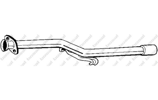 Tuyau d'échappement 789-247 Bosal