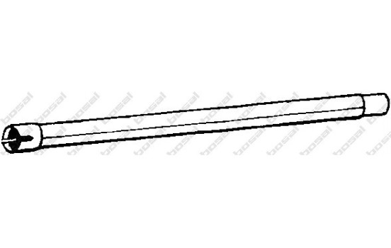 Tuyau d'échappement 791-449 Bosal