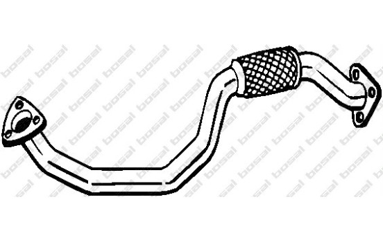 Tuyau d'échappement 800-071 Bosal