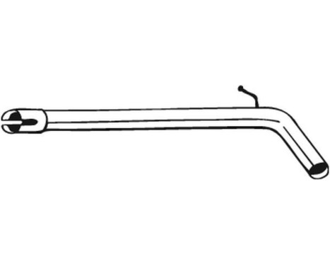 Tuyau d'échappement 800-205 Bosal