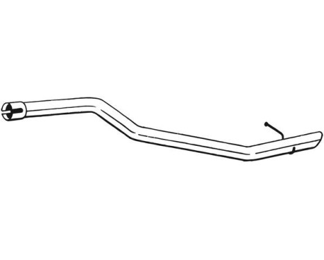 Tuyau d'échappement 800-227 Bosal