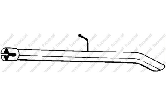 Tuyau d'échappement 801175 Bosal