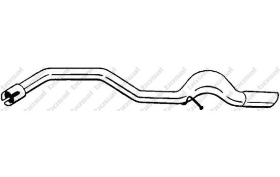 Tuyau d'échappement 810-429 Bosal