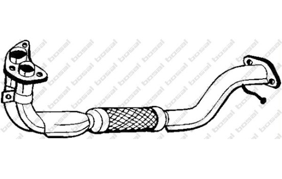 Tuyau d'échappement 823-151 Bosal