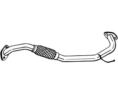 Tuyau d'échappement 823-205 Bosal