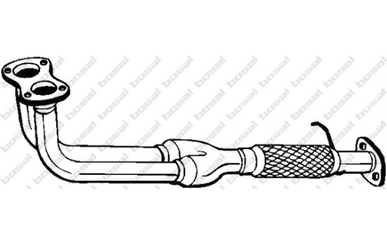 Tuyau d'échappement 823-829 Bosal