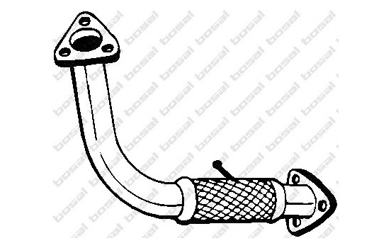 Tuyau d'échappement 823-831 Bosal