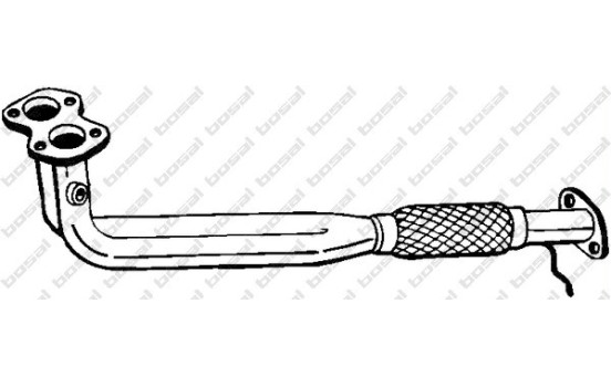 Tuyau d'échappement 823-833 Bosal