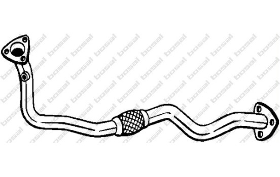 Tuyau d'échappement 823-873 Bosal