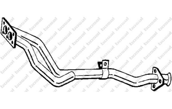 Tuyau d'échappement 826-907 Bosal
