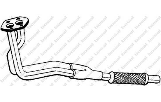 Tuyau d'échappement 832-221 Bosal
