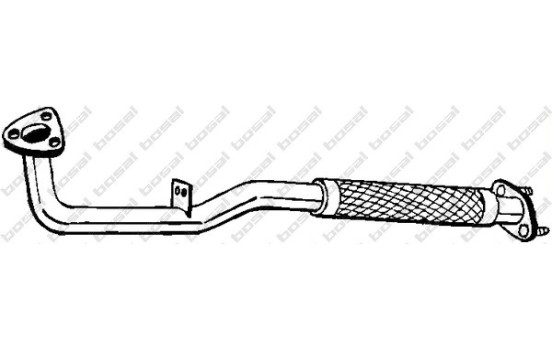 Tuyau d'échappement 834-219 Bosal