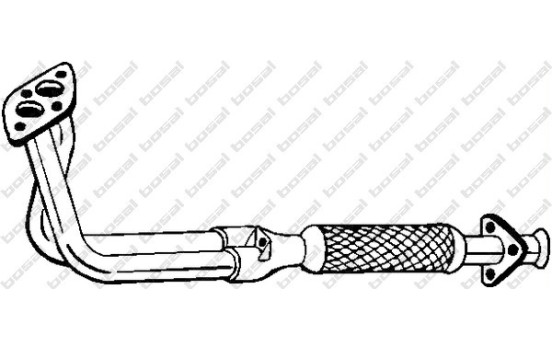Tuyau d'échappement 835-025 Bosal