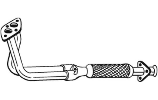 Tuyau d'échappement 835-025 Bosal, Image 2