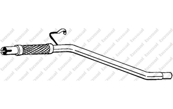Tuyau d'échappement 835-179 Bosal