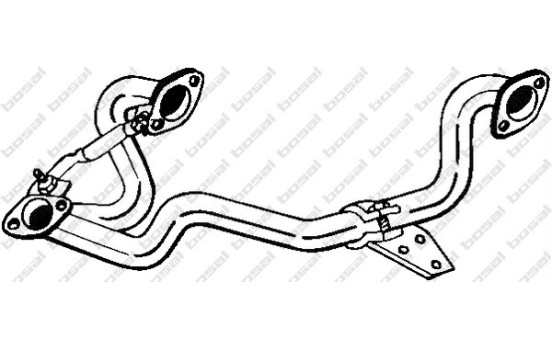 Tuyau d'échappement 837-445 Bosal