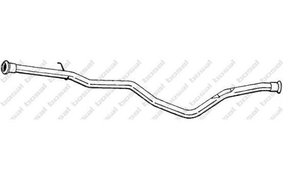 Tuyau d'échappement 839-041 Bosal