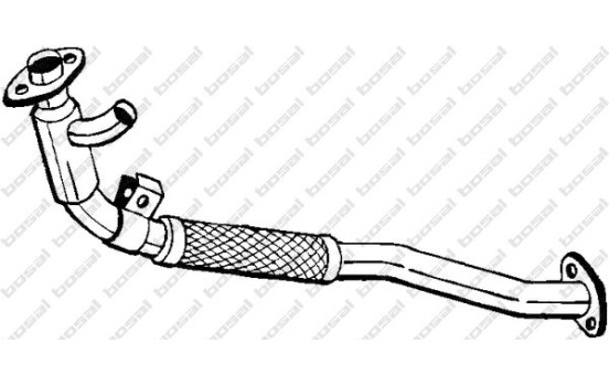 Tuyau d'échappement 839-123 Bosal