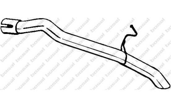 Tuyau d'échappement 840-001 Bosal
