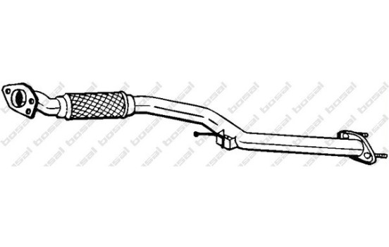 Tuyau d'échappement 840-117 Bosal