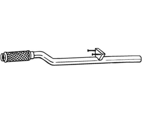 Tuyau d'échappement 850-079 Bosal