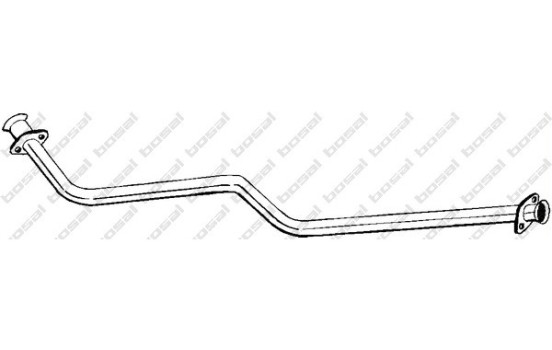Tuyau d'échappement 884-163 Bosal