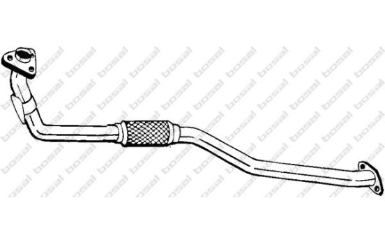 Tuyau d'échappement 886-005 Bosal