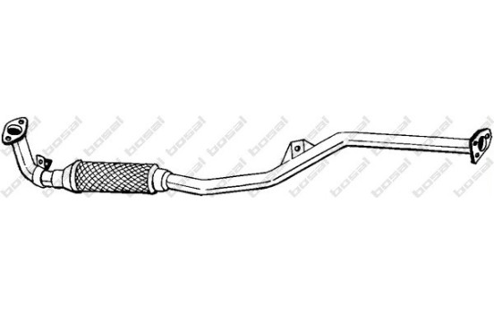 Tuyau d'échappement 888-153 Bosal