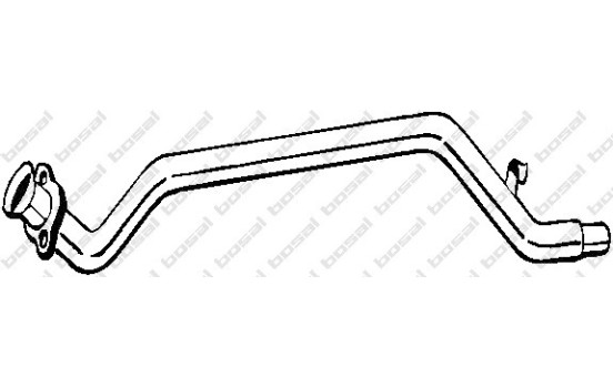 Tuyau d'échappement 889-957 Bosal