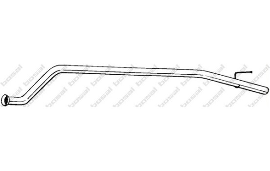 Tuyau d'échappement 890-121 Bosal