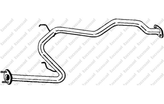 Tuyau d'échappement 890-697 Bosal