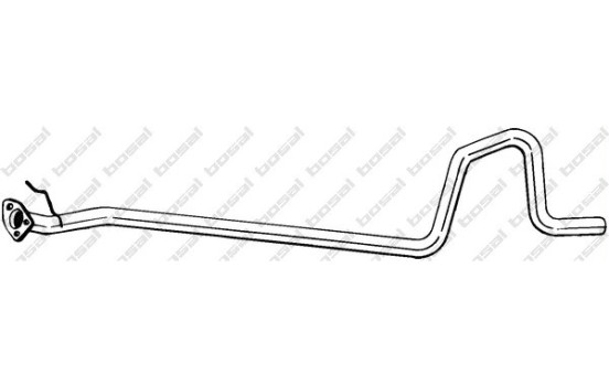 Tuyau d'échappement 913-351 Bosal