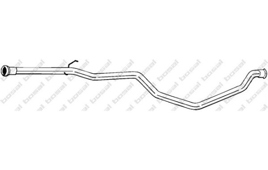 Tuyau d'échappement 938-817 Bosal