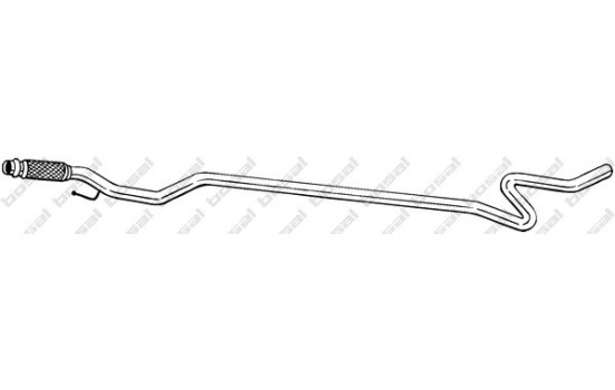 Tuyau d'échappement 950-023 Bosal