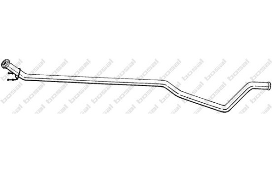 Tuyau d'échappement 950-059 Bosal