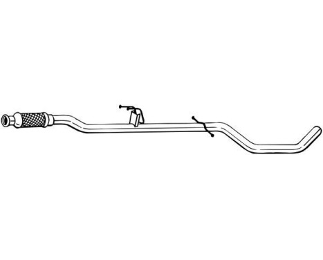 Tuyau d'échappement 950-107 Bosal