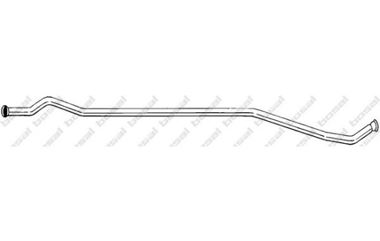 Tuyau d'échappement 956-527 Bosal