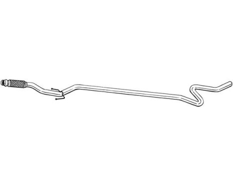 Tuyau d'échappement 975-001 Bosal