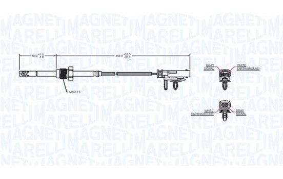 Capteur, température des gaz d'échappement, Image 2