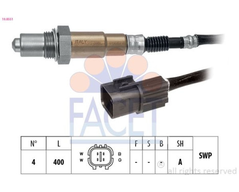 Sonde lambda Made in Italy - OE Equivalent