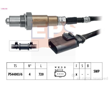 Sonde lambda Made in Italy - OE Equivalent
