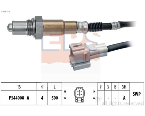 Sonde lambda Made in Italy - OE Equivalent