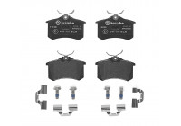 Kit de plaquettes de frein, frein à disque 20961 Brembo