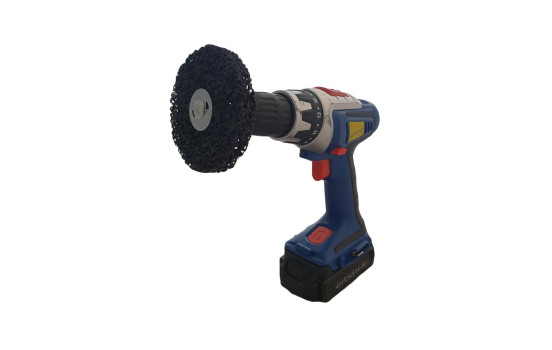 Juego de 5 discos de limpieza de 100 mm - conexión para taladro, Imagen 5