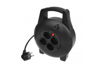 Carrete de cable Schuko 4 vías 10M