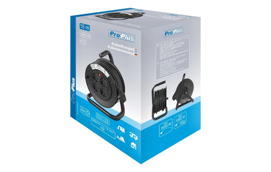 Enrollador de cable Schuko de 4 vías, 15 m, 3 x 1,5 mm², Imagen 5