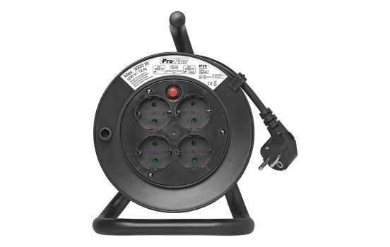 Enrollador de cable Schuko de 4 vías, 15 m, 3 x 1,5 mm², Imagen 2